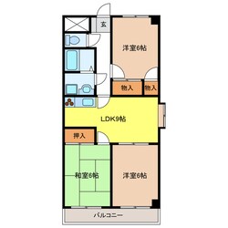 トマトハイツの物件間取画像